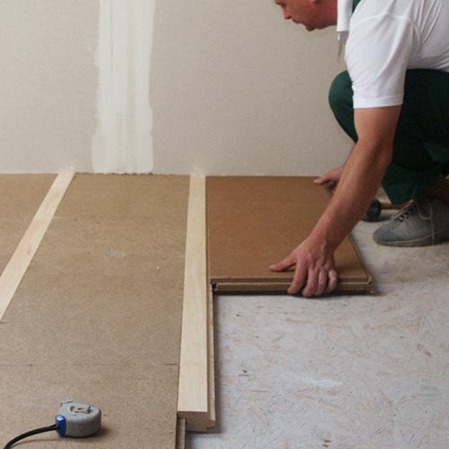 Fibre di legno FiberTherm Floor installazione pavimento