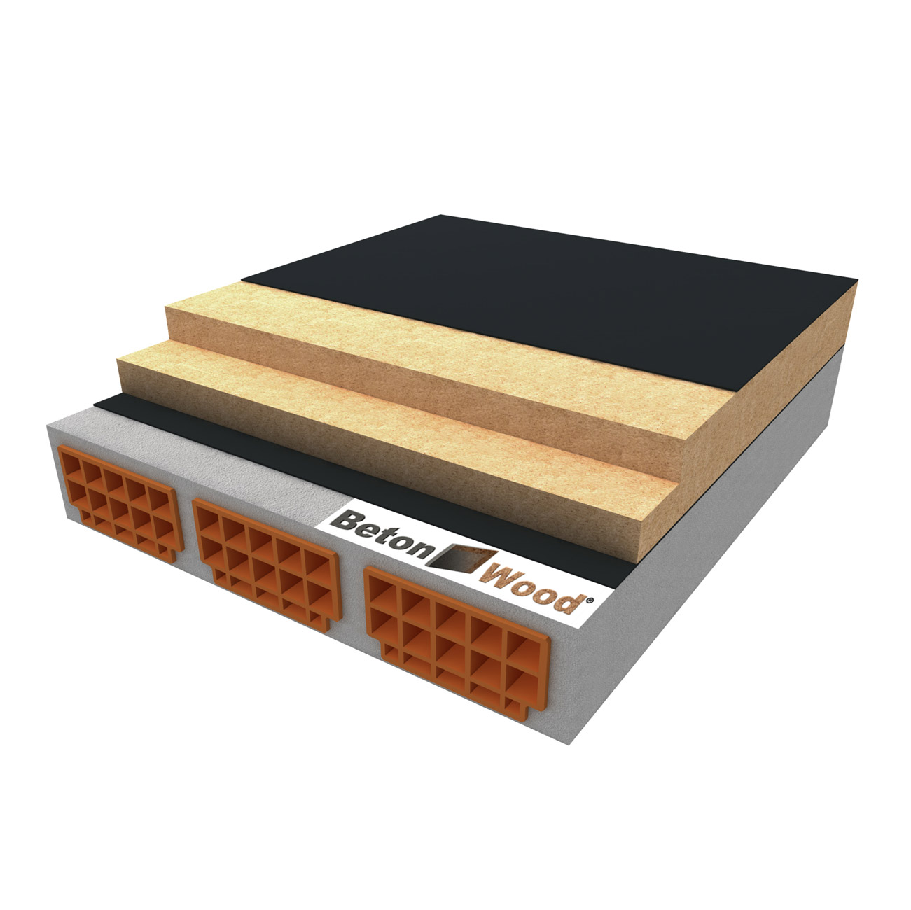 Solaio in fibre di legno FiberTherm Roof su laterocemento